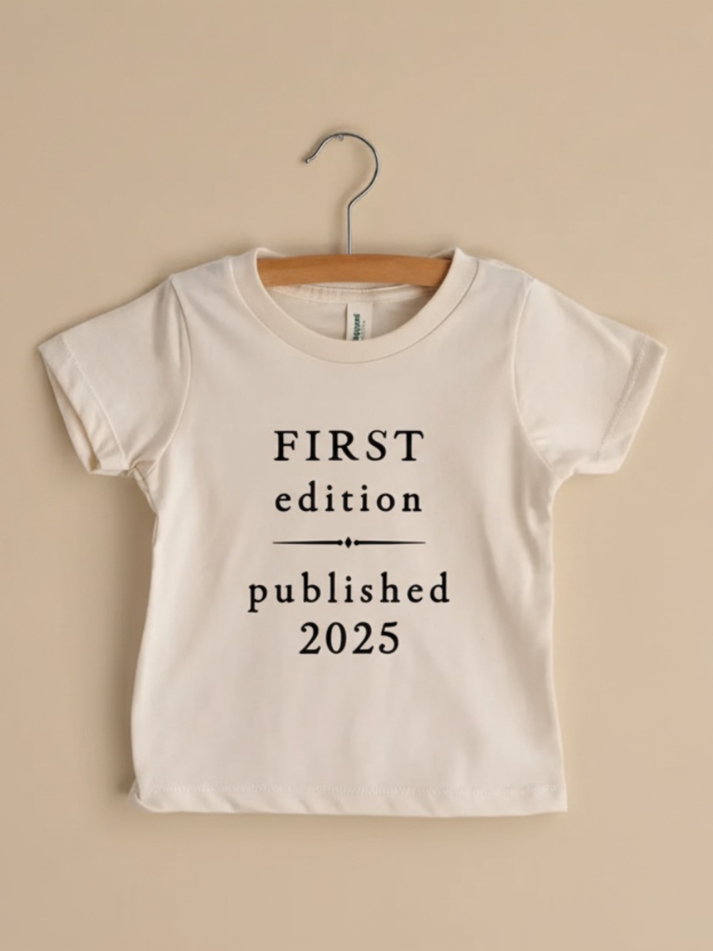 First edition published 2025 Organic tee t shirt infant size 3-6 months NWT
